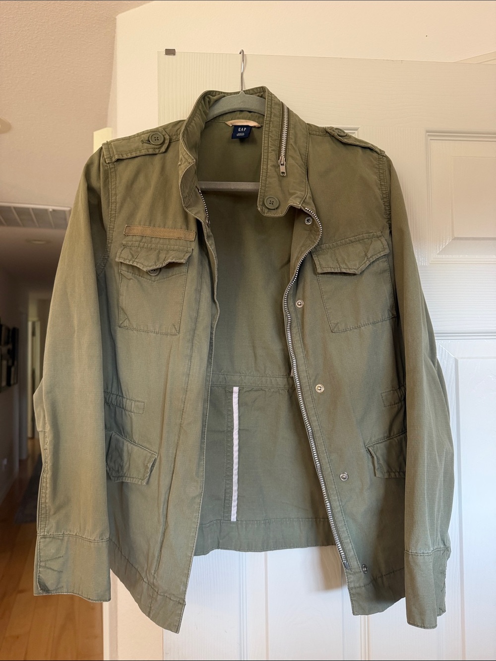 Olive Utility Jacket - Gap